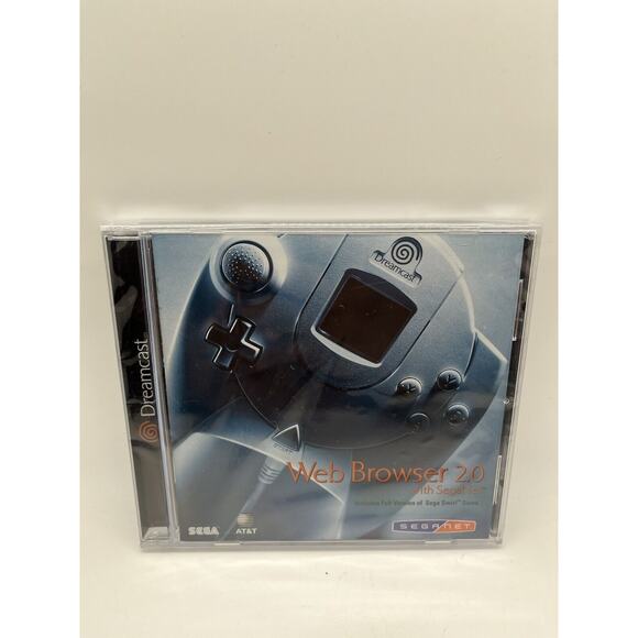 SEGA Dreamcast Web Browser 2.0 with SegaNet Brand New Factory Sealed Disc - Picture 1 of 6
